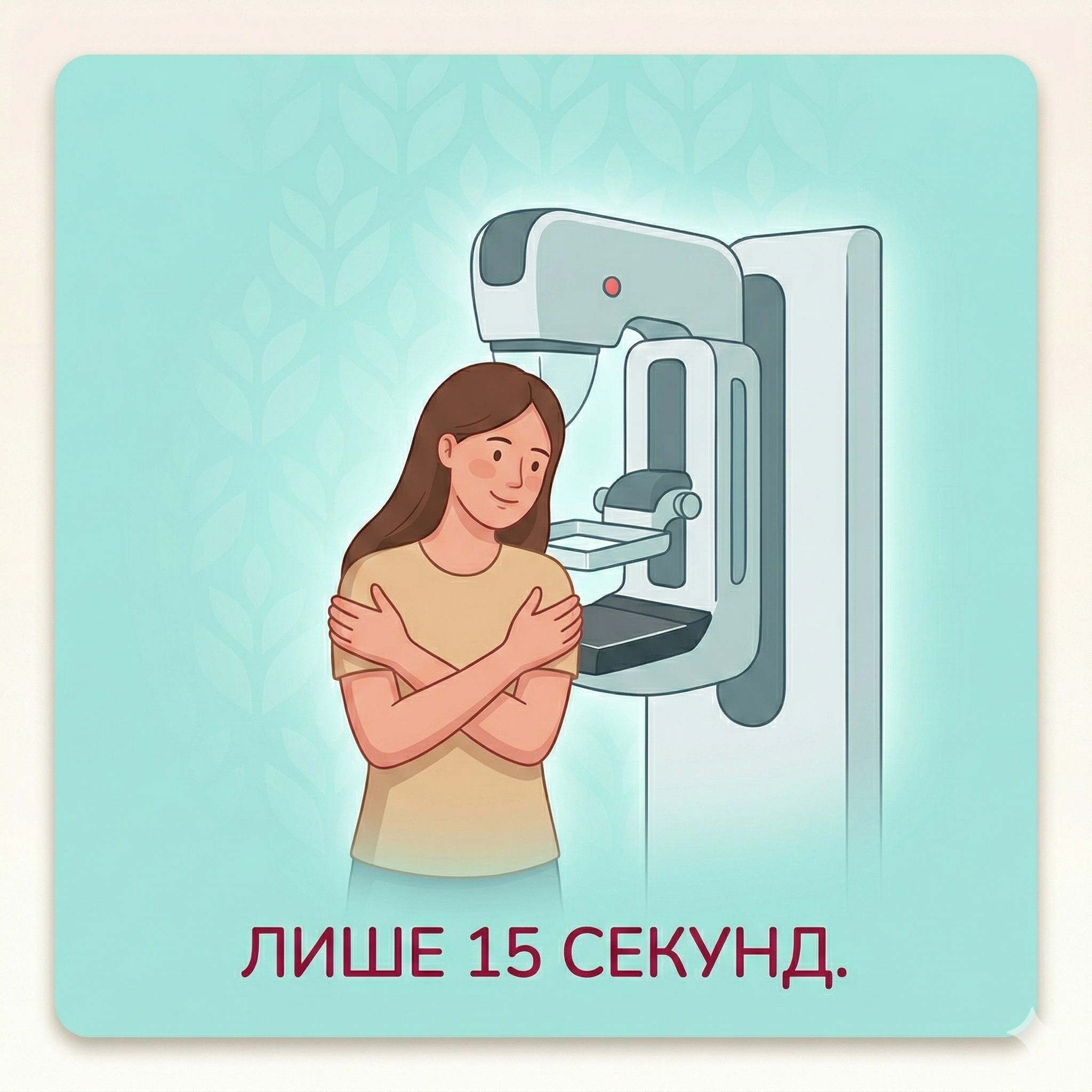 Лише 15 секунд — сучасна мамографія