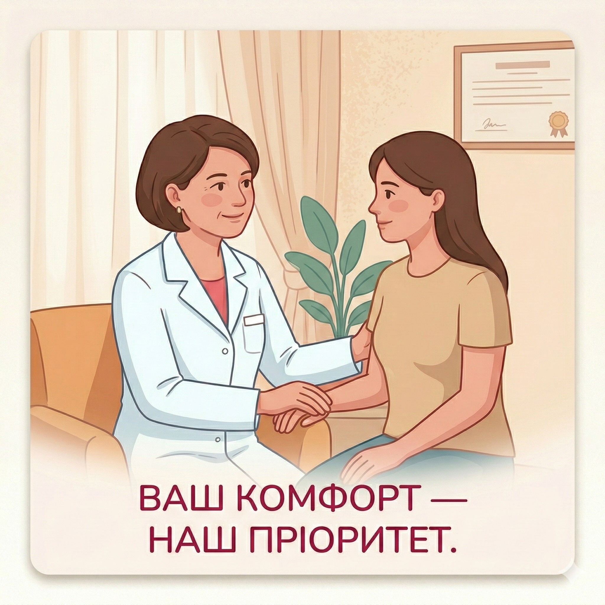 Ваш комфорт — наш пріоритет