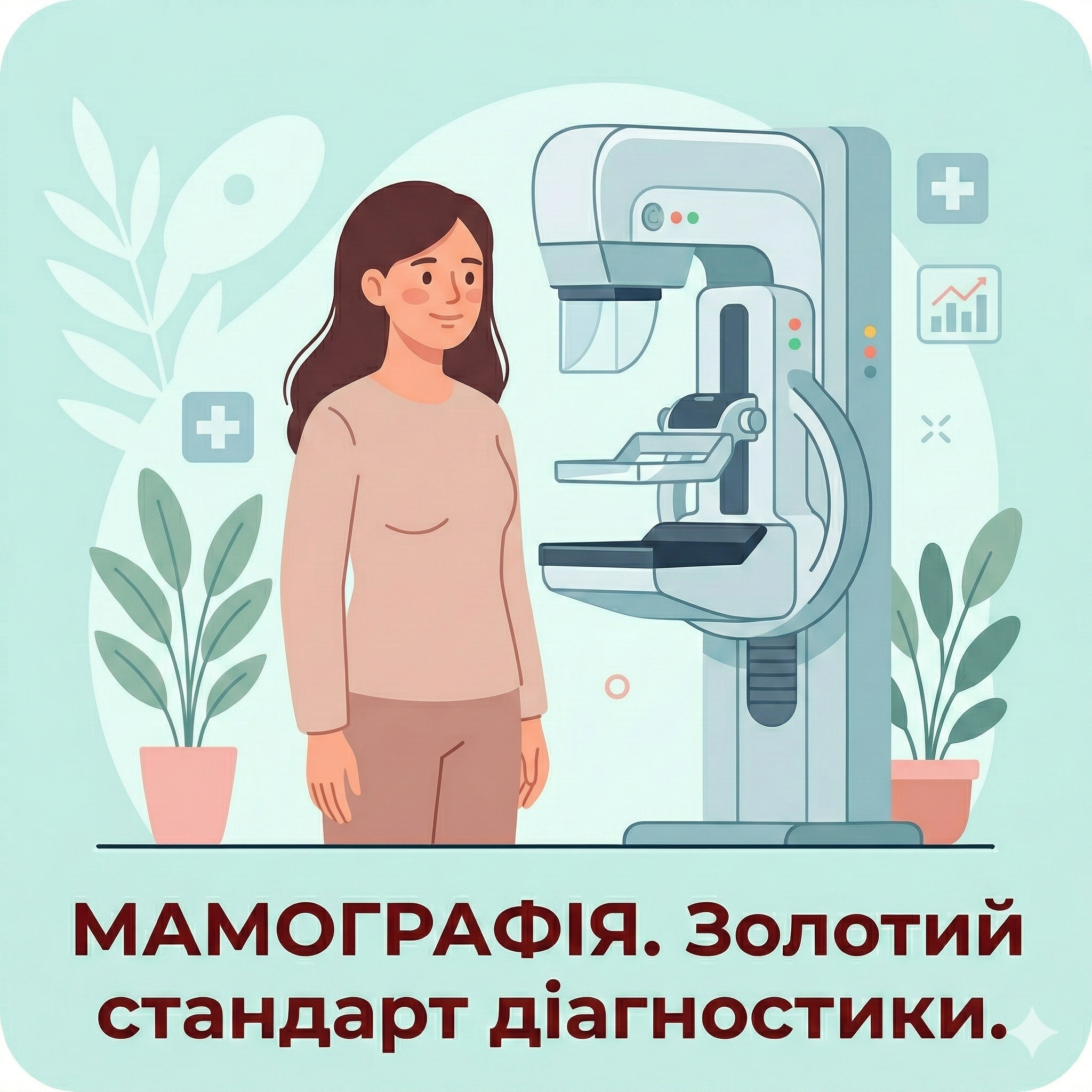 Мамографія — золотий стандарт діагностики