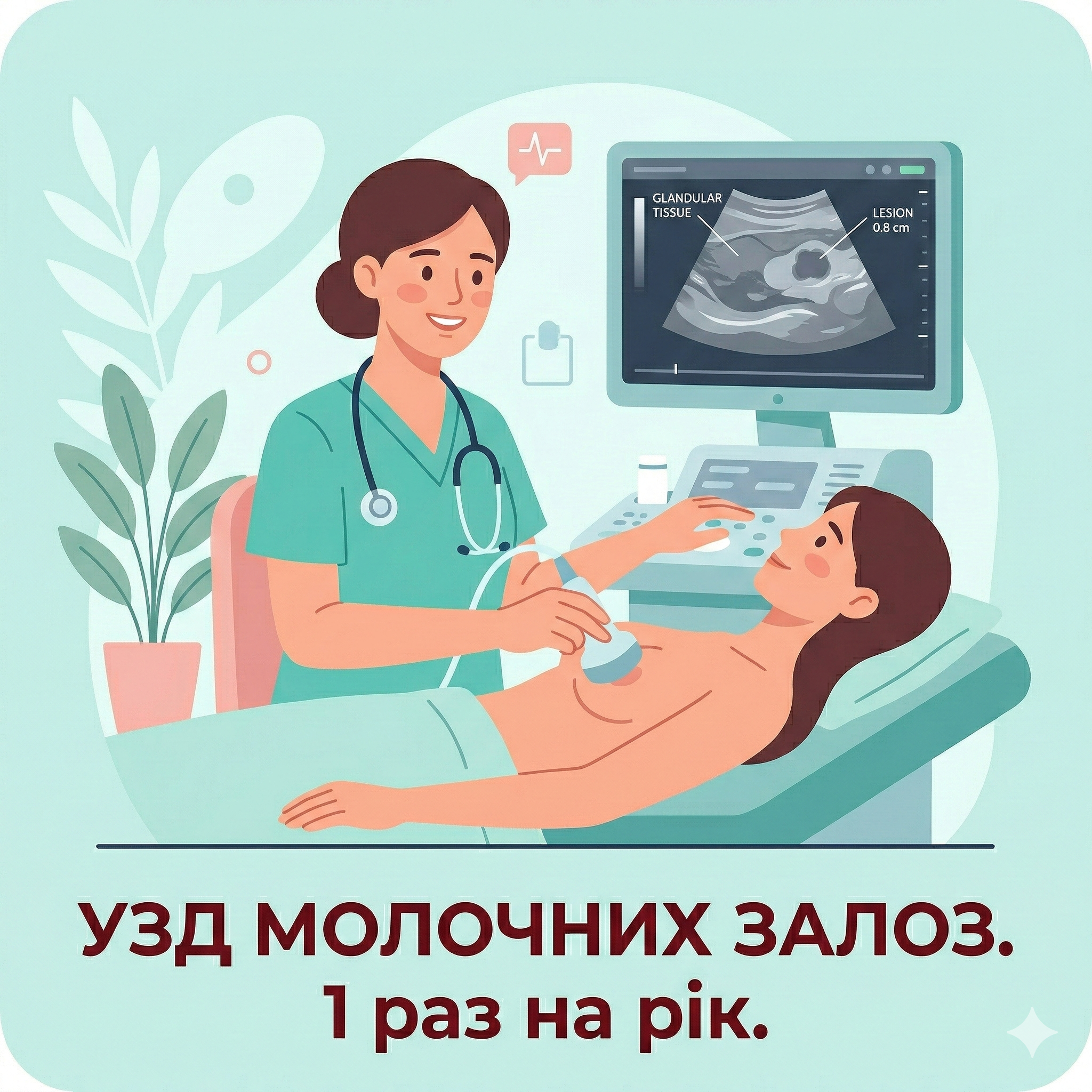 УЗД молочних залоз