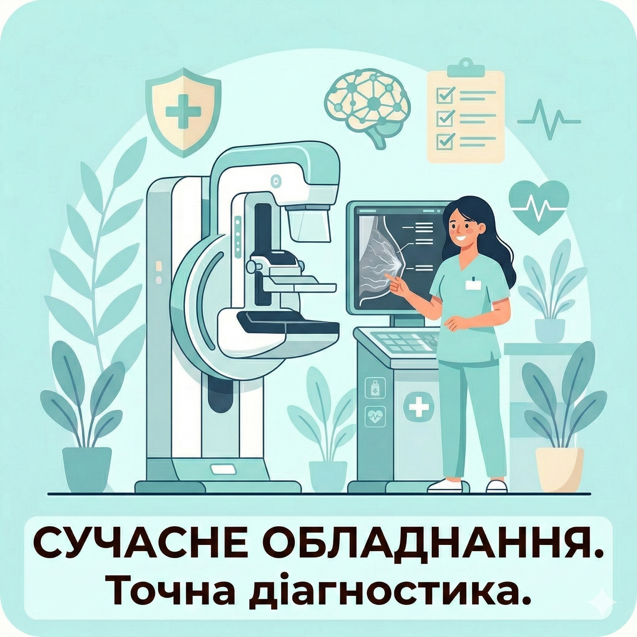 Сучасне мамографічне обладнання